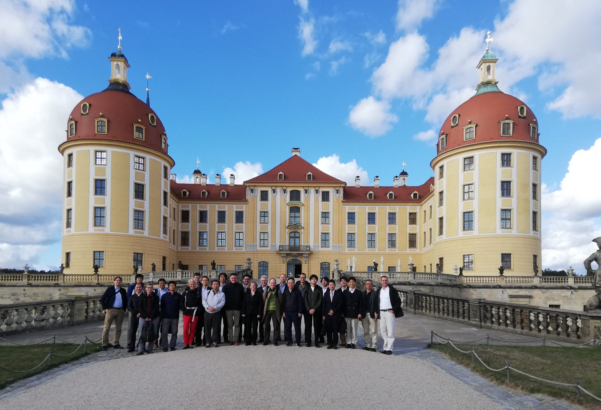 Besichtigung des Jagdschlosses Moritzburg zusammen mit japanischen Partnern